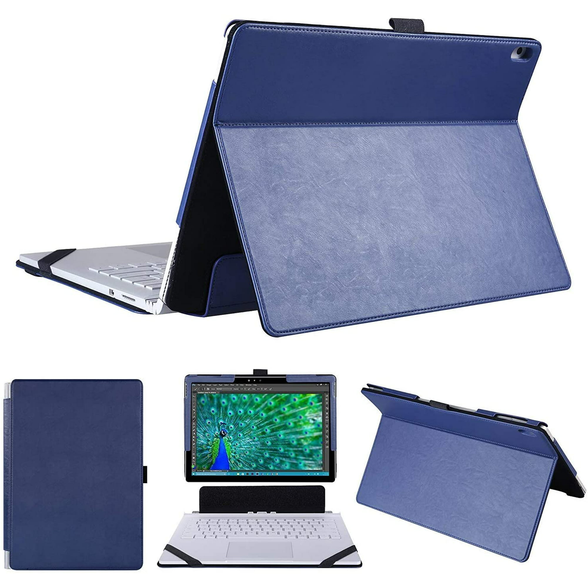 HoYiXi Case for Microsoft Surface Book 3 & 2, 2 in 1 Kickstand