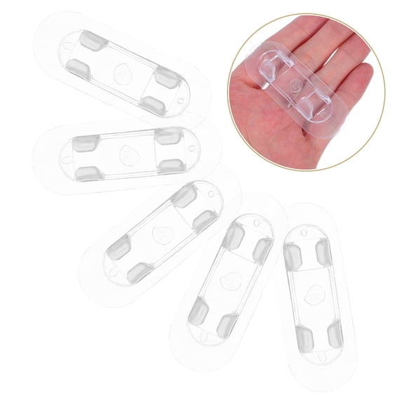 PENIKOKO 30Pcs Durable Clear Cable Holder Clips with Adhesive Backing for Organizing Electrical and Data Cables