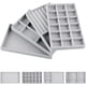 thumbnail image 1 of Organizador de joyas de lujo, bandejas de diseño apilables para joyas, tamaño de rejilla ajustable que se adapta a varias joyas, divisores protectores que garantizan que no haya daños ni rayones,, 1 of 5