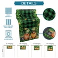 thumbnail image 6 of St. Patrick's Day Table Runner - 70 Inch Long Lucky Shamrocks Harp Beer Farmhouse Plaid Cotton and Linen Blended Dress Scarves Farmhouse Table Runner for Kitchen Dining, Coffee Table, 13" x 70", 6 of 8