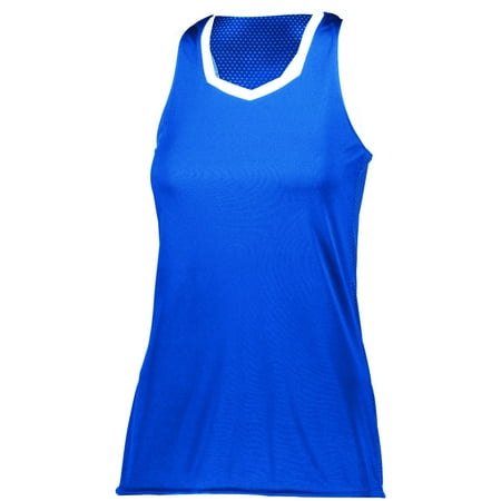 Augusta S Ladies Crosse Jersey Royal/White 1678