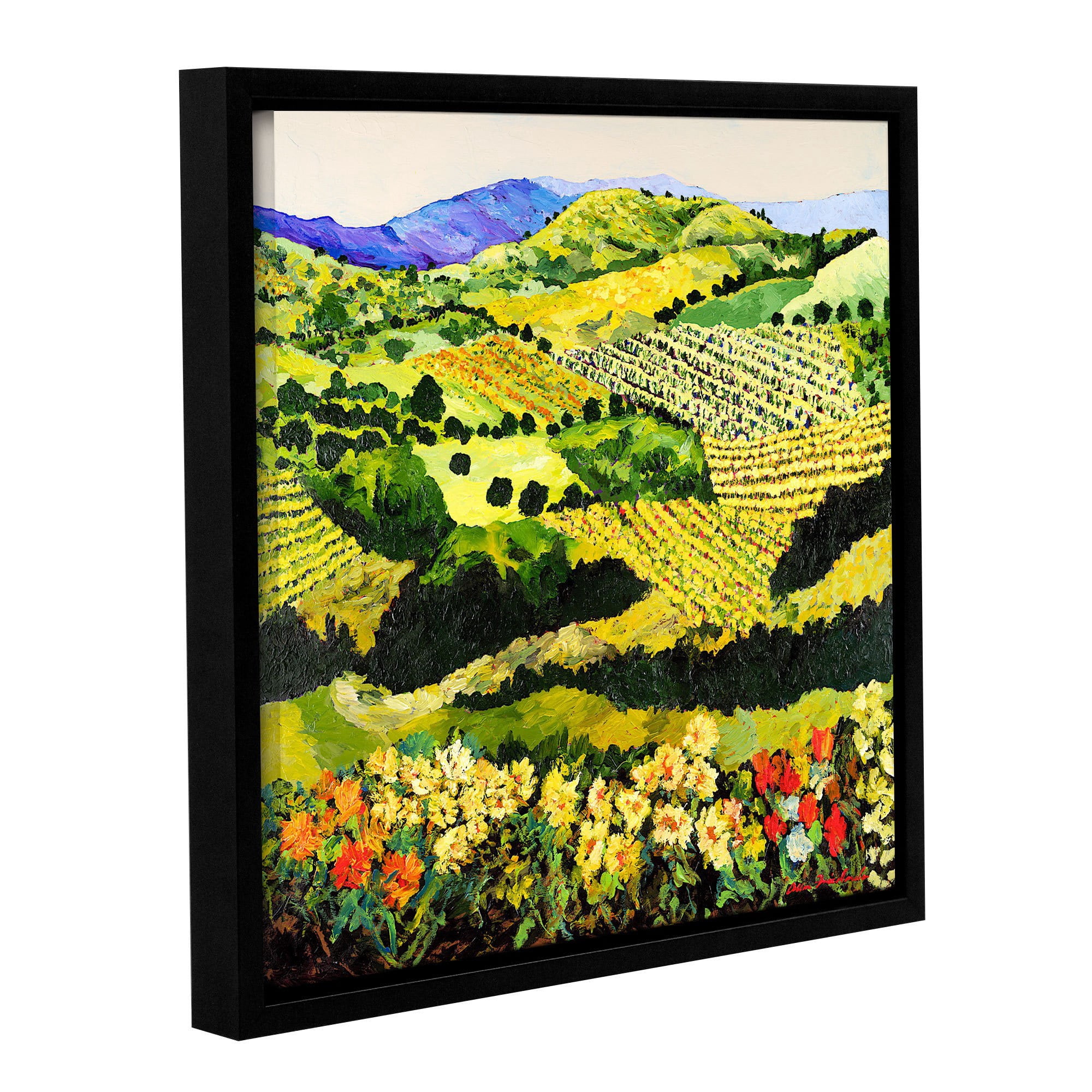ArtWall Allan Friedlander "Autumn Remembered" Gallery-Wrapped Floater-Framed Canvas