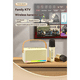 thumbnail image 4 of Máquina de karaoke para niños y adultos, minialtavoz portátil con Bluetooth y micrófono inalámbrico, luz LED para banquetes, B, 4 of 8