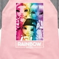 thumbnail image 3 of Rainbow High - Rainbow Sparkle Box - Toddler And Youth Girls Raglan Graphic T-Shirt, 3 of 4