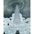 thumbnail image 2 of Edmund Dulac 15x18 Gold Ornate Wood Frame and Double Matted Museum Art Print Titled - The Snow Queen Pl 7 (1911), 2 of 4