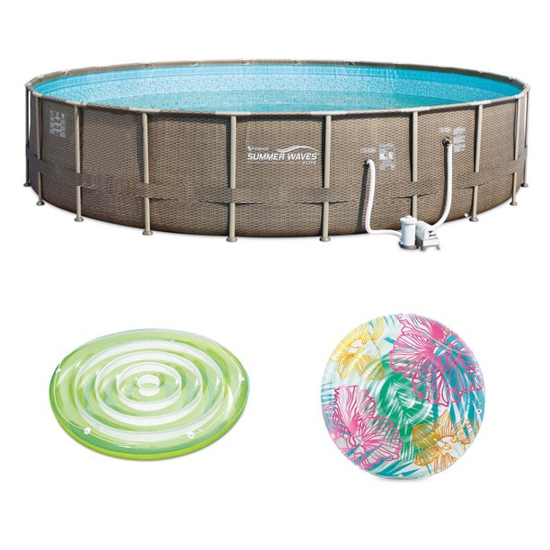 summer waves inflatable fountain pool