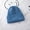 Blue, variant on Mens And Womens General-Purpose Wool Cap, Pullover Cap, Rolled Edge Autumn And Winter Warm Knit Cap Fashion