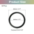 thumbnail image 2 of 6Pcs Magnetic Adapter Ring, Magnetic Wireless Charger Conversion Kit, Black, 2 of 8