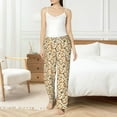 thumbnail image 6 of Lsque Set With Peanut Print Women's Pajama Pants, Lounge Pant - Comfortable Home Wear,Elastic Waistband, Stylish Design-Medium, 6 of 9