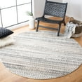 thumbnail image 2 of SAFAVIEH Sedona Caitriona Southwestern Area Rug, Ivory/Grey, 4' x 4' Round, 2 of 8