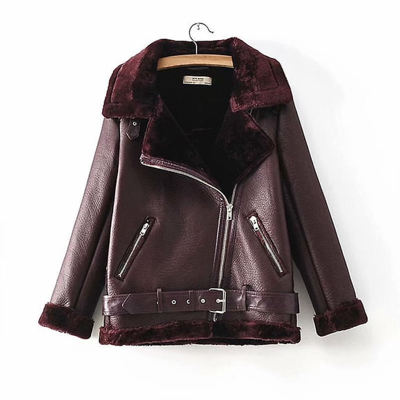 Women Sheepskin Leather Coat
