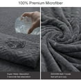 thumbnail image 2 of Smuge 2 Pack Large Bath Towel Set 35 x 70 Inches, Microfiber Ultra Soft Plush, Highly Absorbent Quick Dry Luxurious Oversized Bath Sheets Towels (Dark Gray）, 2 of 7