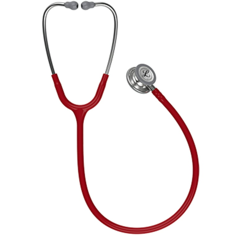 3M Littmann Classic III Stethoscope, Burgundy Tube, 27 inch, 5627