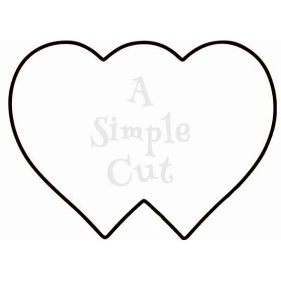 Heart Overlap Cookie Cutter