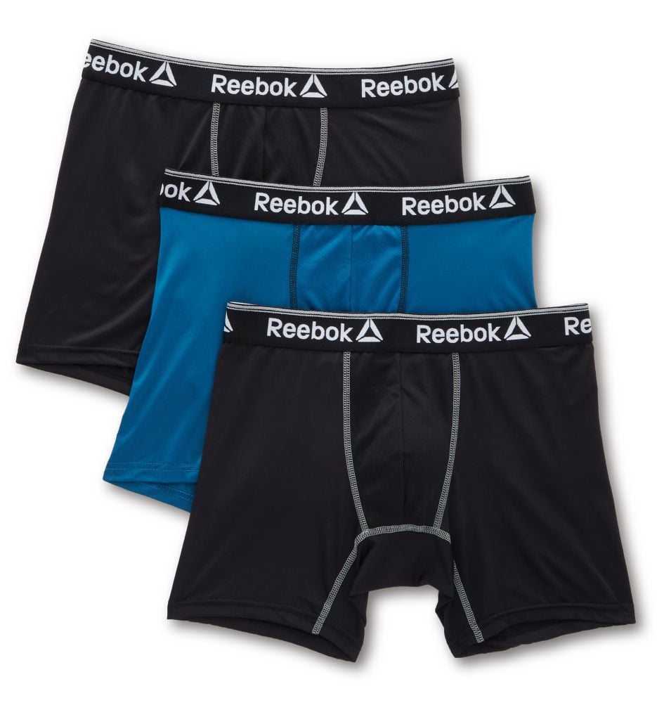 Men's Reebok 193PB38 Ultimate Performance Boxer Brief - 3 Pack  (Black/Moroccan Blue S) | Walmart Canada