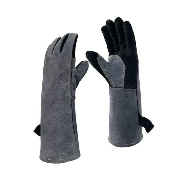 Guantes de soldadura, guantes de trabajo, guantes multifunción multifunción de manga larga resistente a la abrasión resistente al calor para hornear