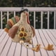 thumbnail image 2 of Estatua de pavo de Acción de Gracias hecha a mano para la decoración del hogar, escritorio y cosecha de otoño. pavo sentado, 2 of 5
