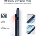 thumbnail image 4 of Liquid Silicone Case for iPhone 15 - [Camera All-Round Protection] [Soft Microfiber Lining Anti-Scratch] 4 Layer Full Covered Shockproof Gel Rubber Phone Case Cover, 6.1", DarkBlue, 4 of 16