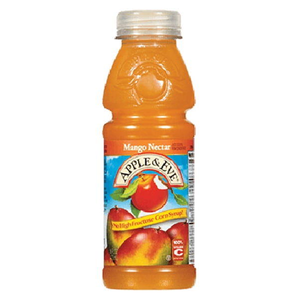 Apple & Eve Mango Nectar Cocktail 16 oz Plastic Bottles Pack of 12