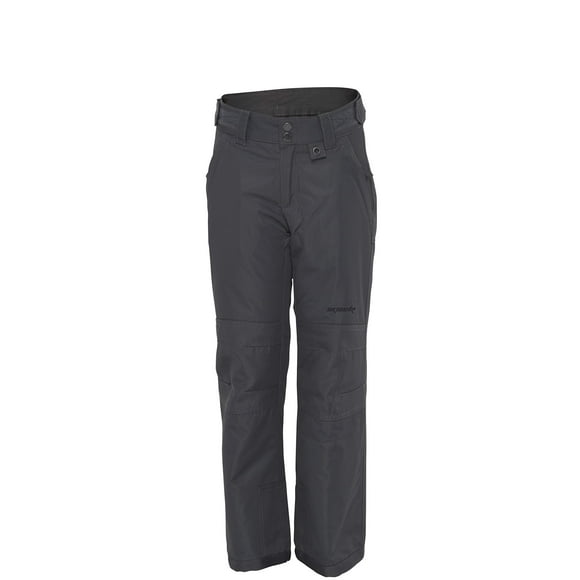 Arctix SkiGear Youth Snow Pants with Reinforced Knees and Seat - M Charcoal