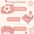 thumbnail image 4 of 5PCS Baby Flower Headbands Baby Girls Nylon Headbands Soft Hairbands Hair Accessories for Newborn Infant Toddler Kids, 4 of 6