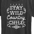 thumbnail image 3 of Instant Message - Stay Wild Country Child - Women's Short Sleeve Graphic T-Shirt, 3 of 6