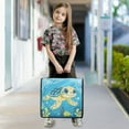 thumbnail image 5 of 3 Ring Zipper Binder with Shoulder Strap Waterproof Trapper Keeper 2 Inch D-Ring 500 Sheets Capacity Cute Turtle Swimming, 5 of 7