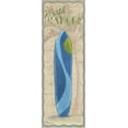thumbnail image 2 of Brent, Paul 11x24 Black Ornate Wood Framed with Double Matting Museum Art Print Titled - Surf Panel IV, 2 of 4