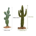 thumbnail image 2 of 2Pcs Simulated Cactus Adornments Lifelike Cactus Figurine Desktop Cactus Modeling Statue, 2 of 8