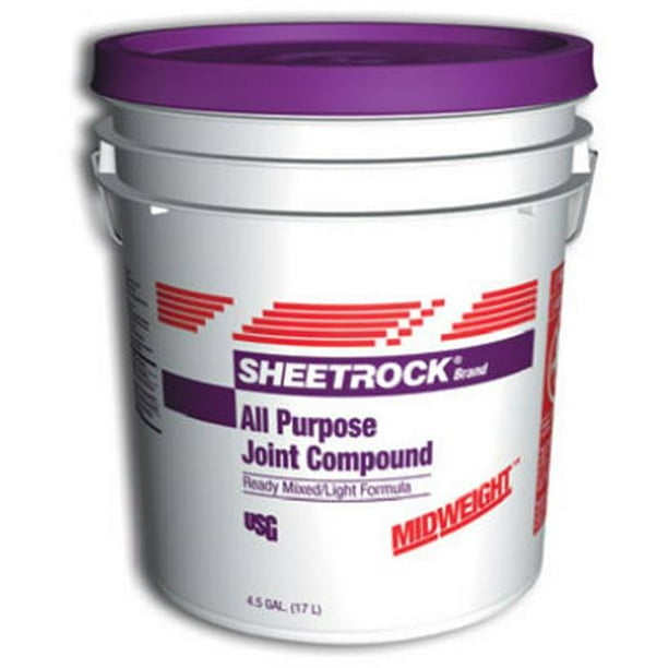 US Gypsum 380417 4.5 Gallon Pail Sheetrock All Purpose Mid Weight Joint
