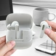 thumbnail image 3 of Auriculares Inalámbricos Bluetooth, Auriculares Inalámbricos Verdaderos con Caja de Carga, Control de Huellas Digitales, Ipx5 Impermeable, Reducción de Ruido Inteligente, Auriculares de Sonido Inmersi, 3 of 8