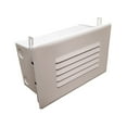 NICOR Lighting 9.5Inch Incandescent Step Light with Faceplate, White (15700)
