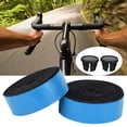 thumbnail image 5 of Heitune ZTTO EVA de Alta Elasticidad/PU importada Bicicleta de Carretera Curva Cinta de Manillar Gradiente Cómodo Transpirable Bicicleta Manillar Bar Wrap Accesorio de Ciclismo(Azul Negro), 5 of 5