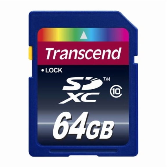 Transcend 64 GB SDXC Memory Card for Canon T5