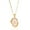 L, variant on Irregular Initial Necklace, 18K Gold Plated A-Z 26 Letters Pendant Necklace for Women, Large Capital Monogram Tag Necklace