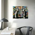 thumbnail image 4 of Acheng Banksy Canvas Wall Art for Living Room, Graffiti Art Wall Decor for Bedroom, Funny Street Picture Print Painting for Boys Room 16x12in, 4 of 6
