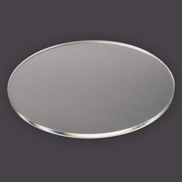 Paquet de 50) 10,2 cm cercle acrylique transparent pour ornement disque en feuille  ronde en plexiglas pour bricolage – 10,2 x 10,2 cm 