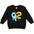 thumbnail image 2 of Inktastic Rocket Space Ship Happy Second Birthday Toddler Sweatshirt, 2 of 4