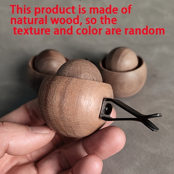 Difusor de ambientador para coche hecho a mano - Difusor con aroma de madera de nogal negro natural con diseño elegante, sin fragancia, para interior de coche, hogar, oficina, sin batería, difusor ...