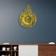 thumbnail image 5 of Reloj de pared moderno para sala de estar, reloj de cocina, reloj de pared minimalista y silencioso. oro, 5 of 9
