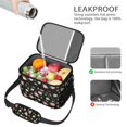 thumbnail image 4 of Lunch Box Pioneer Flower Floral Print Pattern Insulated Lunch Bag for Women Men,Medium Leakproof Lunchbox Cooler Bag Adjustable Strap,10 X 6.7 X 8 Inches, 4 of 6