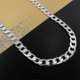 thumbnail image 2 of 26-27 925 Sterling Silver Men's Necklace 20/24 Inches Classic 8mm Chain Luxury Jewelry Wedding Christmas G, 2 of 4
