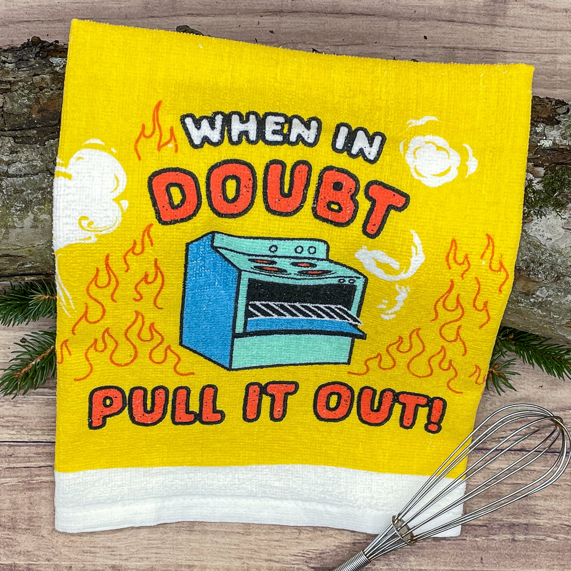 When In Doubt Pull It Out Funny Kitchen Towel with Sayings 18x24 Inch,  Kitchen Funny Dish Towels, Funny Saying Kitchen Towels Funny Dish Towels