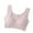 Pink, variant on LYEAA Supportive Sports Bras for Women Push up Wide Straps Ice Silk Yoga Seamless Workout Bra