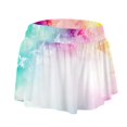 thumbnail image 5 of Gibobby Pantalones cortos de yoga Pantalones cortos para correr 2 en 1 para mujer(Blanco,CH), 5 of 5