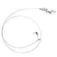 thumbnail image 1 of ETHZZLE 2Set Plated Silver Wire Picture Hanging Kit with Hooks Heavy Duty Frame and Mirror Mounting, 1 of 8