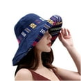 thumbnail image 2 of Mens Nylon Spandex Bucket Hat Sun Hat for Men Breathable Stretchy One Size Wide Brim for Beach Outdoor Travel Navy,Size Free Size, 2 of 4