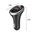 thumbnail image 3 of Danhjin Fm Transmitter Multi-Functional Car ChargerFm TransmitterRadio AdapterBluetooth Player for Usb Charging And Type-C Pd Charging, 3 of 8