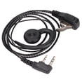 thumbnail image 1 of Auriculares de Walkie Talkie de la Oreja, Ptt Mic ABS 120cm / 3.9 Pies Longitud de Cable Cómoda Para Usar Auricular de Bucle de Oreja de Radio de 2 Para Para, 1 of 7