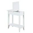 thumbnail image 5 of Convenience Concepts American Heritage Flip Top End Table with Shelf, White, 5 of 7
